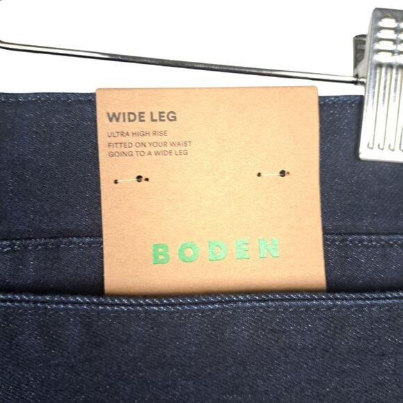 BODEN High Rise Tie Waist Jeans NWT Size W31/L32 - Picture 7 of 11